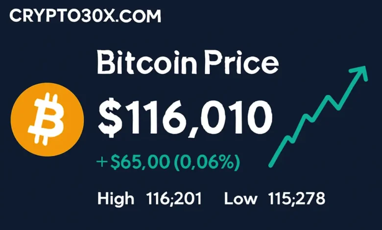 Crypto30x.com Bitcoin Price