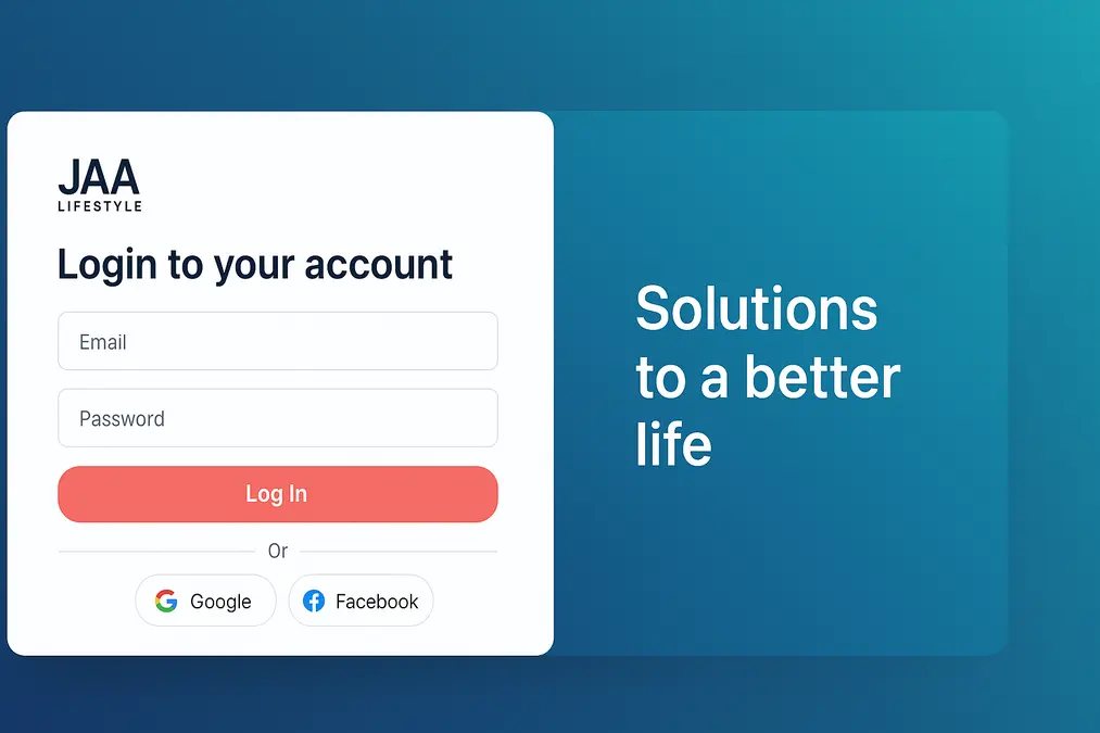 JAA Lifestyle Login